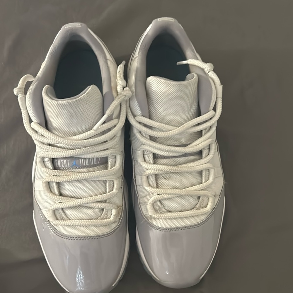 Jordan 11 cement grey, size 10, slightly used, color grey